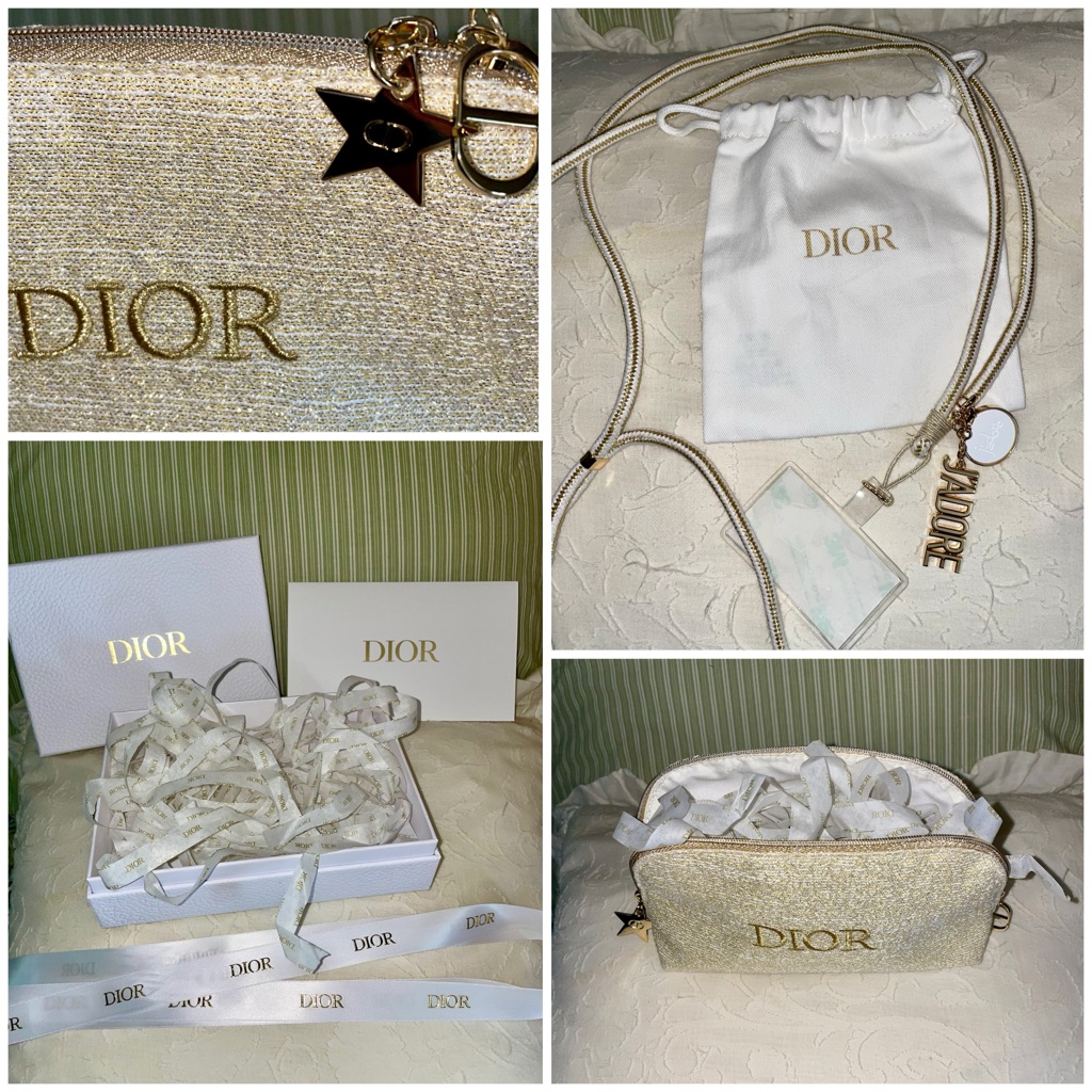 Dior Gold Womens Bag Jadore Phone Strap And Jadore Pardum Minis
